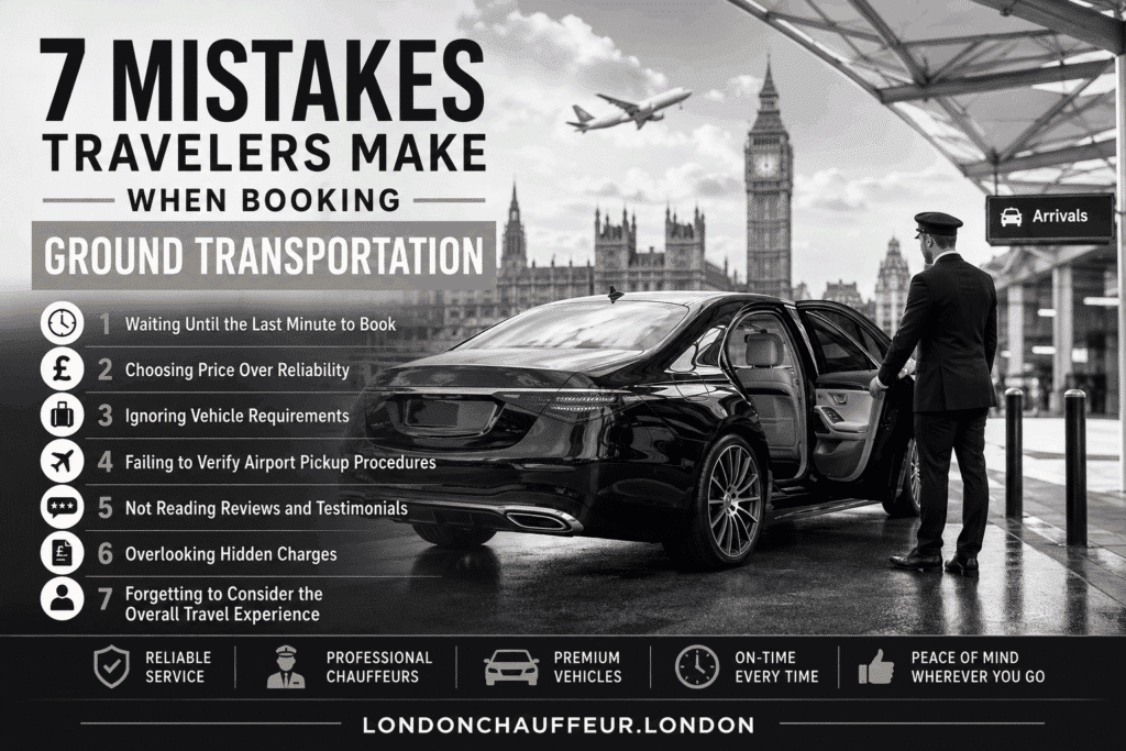 7 Mistakes Travelers Make When Booking Ground Transportation