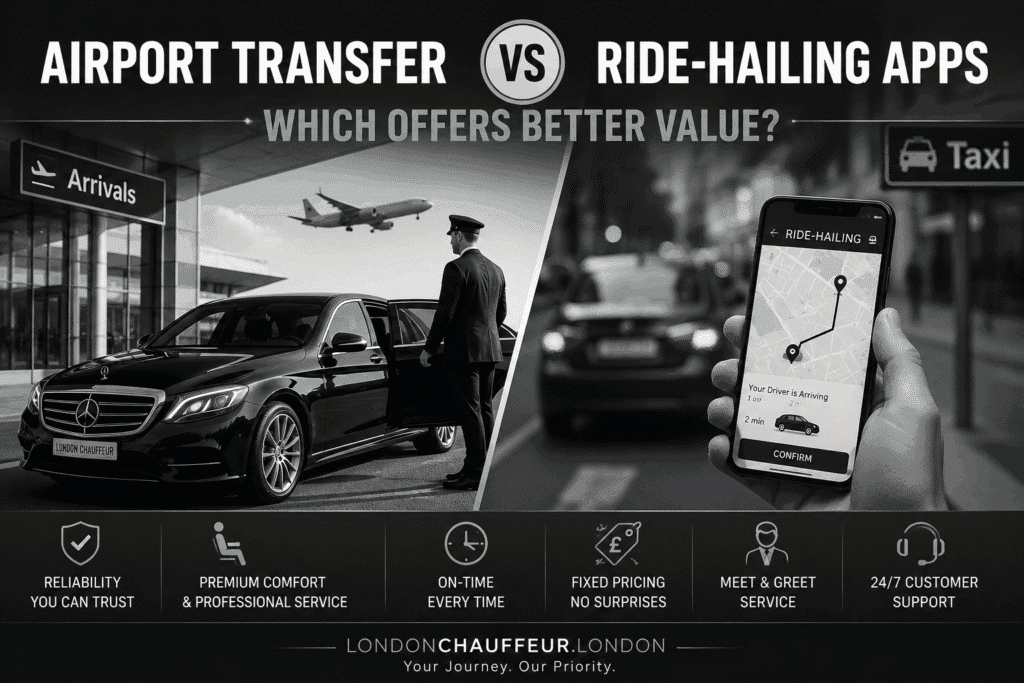 Airport Transfer vs Ride-Hailing Apps: Which Offers Better Value?