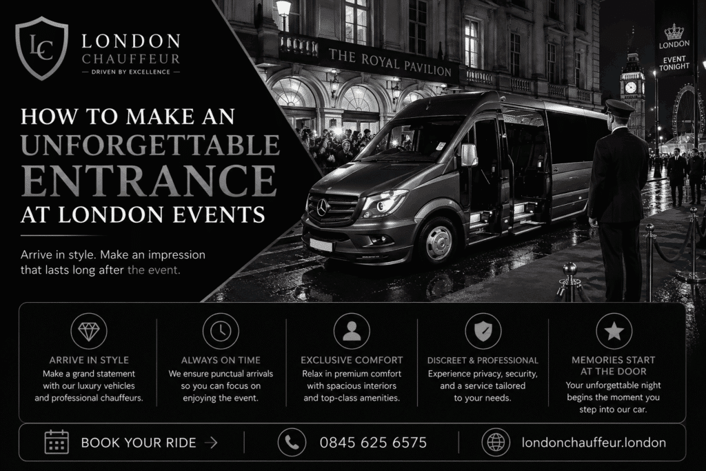 How to Make a Truly Unforgettable Entrance at London’s Most Prestigious Events