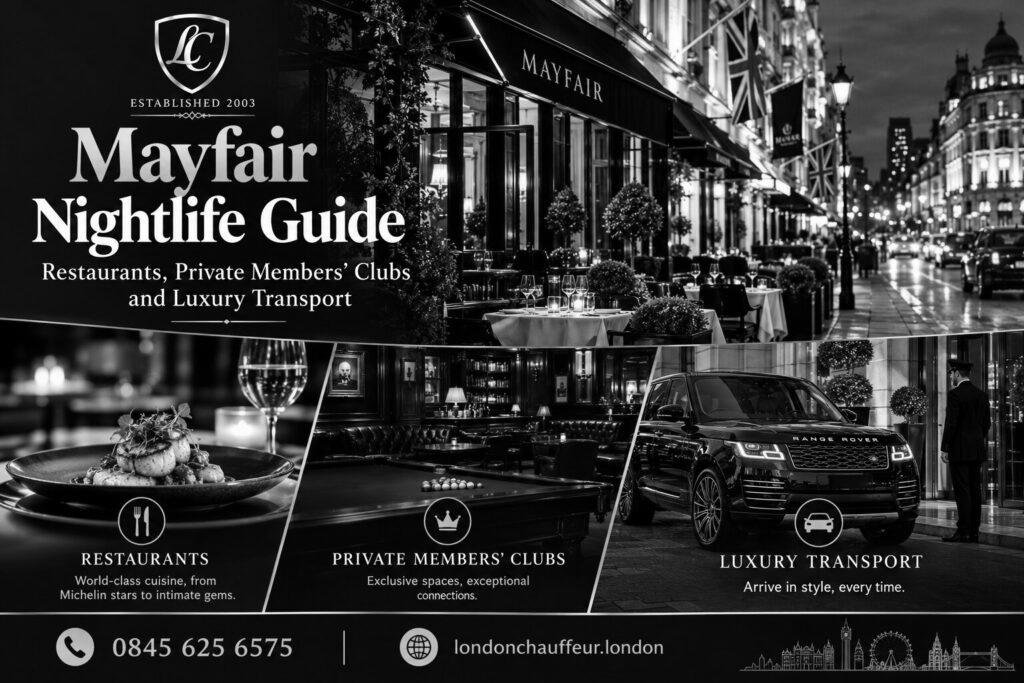 Mayfair Nightlife Guide: Restaurants, Private Members’ Clubs and Luxury Transport