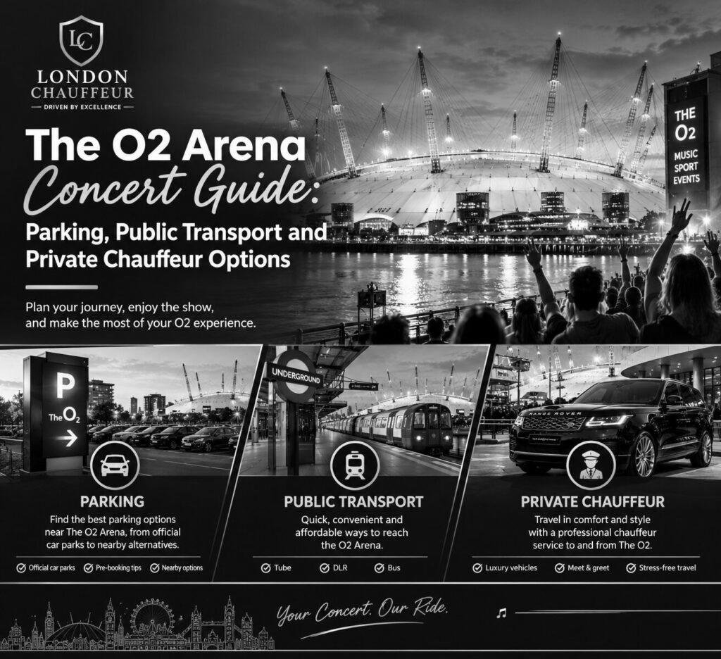 The O2 Arena Concert Guide: Parking, Public Transport and Private Chauffeur Options